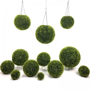Boules d'herbe artificielles modernes de buis